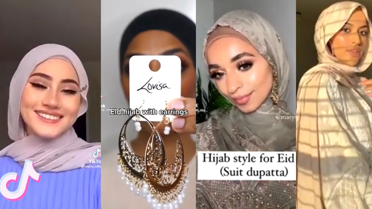 ✨EID Easy Simple Hijab Styles🧕🏽✨
