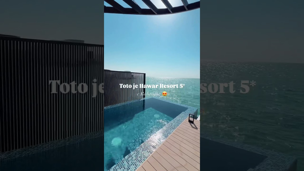 Exkluzívna novinka v Bahrajne - Hawar Resort by Mantis 5* 😍 ✨ 