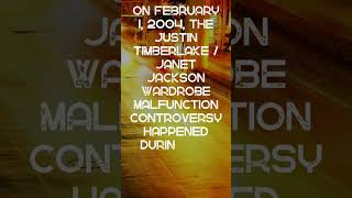 On February 1, 2004, The Wardrobe Malfunction Super Bowl Controversy Happened