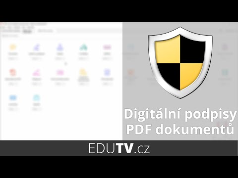 Jak na digitální podpisy PDF dokumentů? | EduTV