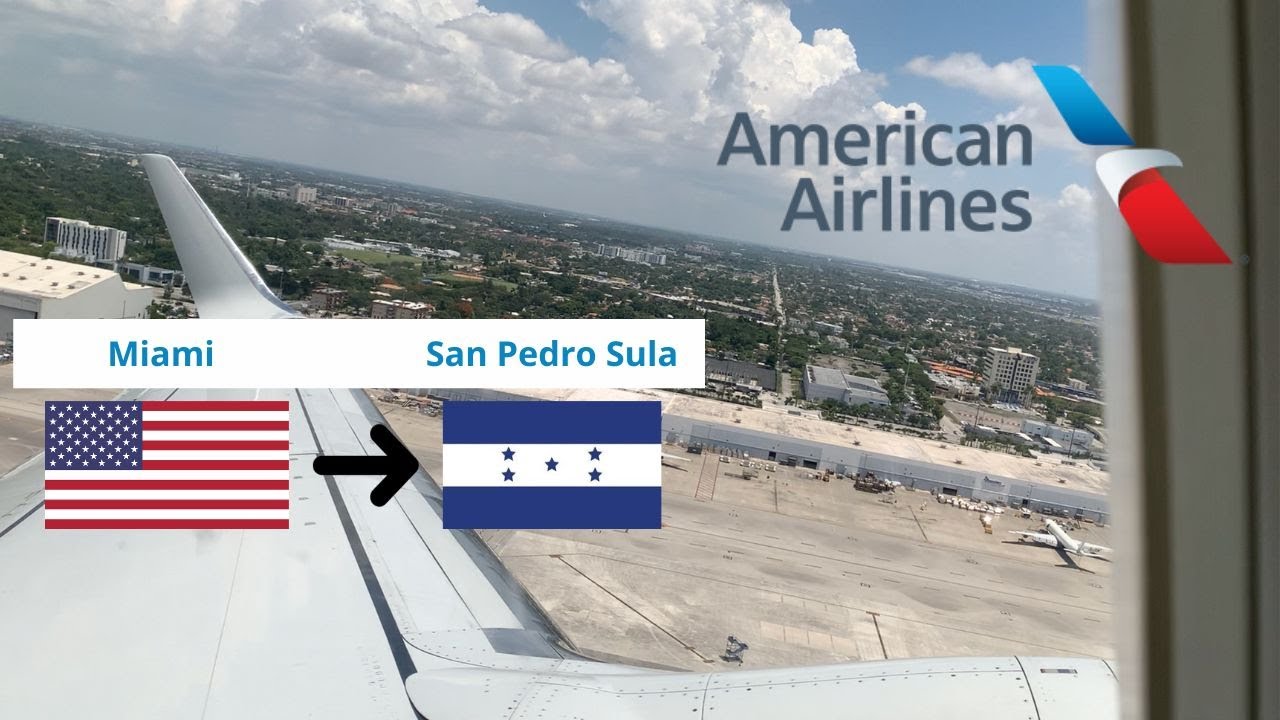 TRIP REPORT ✈ American Airlines | Miami to San Pedro Sula | Boeing 737-800 (Economy)