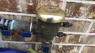 How to bleed your back-flow preventer and sprinkler system