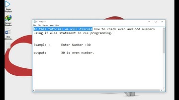 C++ Program to Check Even / ODD number |C++ Exam Question 3: Even & Odd Numbers--HD--you4c--T8