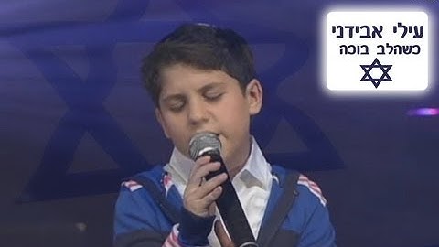 ♫ עילי אבידני - כשהלב בוכה - מתוך טקס יום הזכרון תשע"ג 2013 יד לשריון ♫