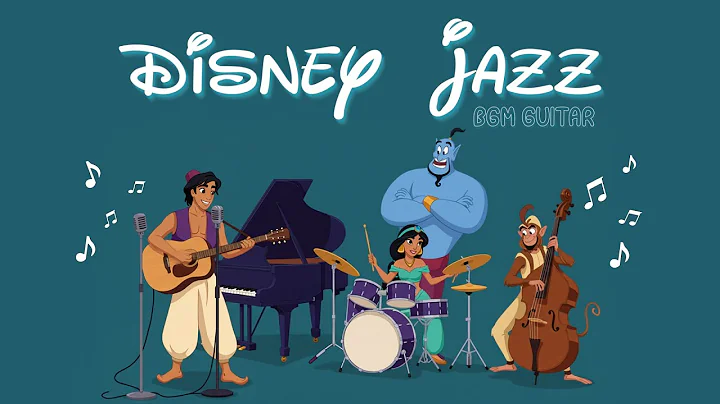 DISNEY Jazz Swing ☕| Relaxing Guitar Collection For study, work, focus, relax