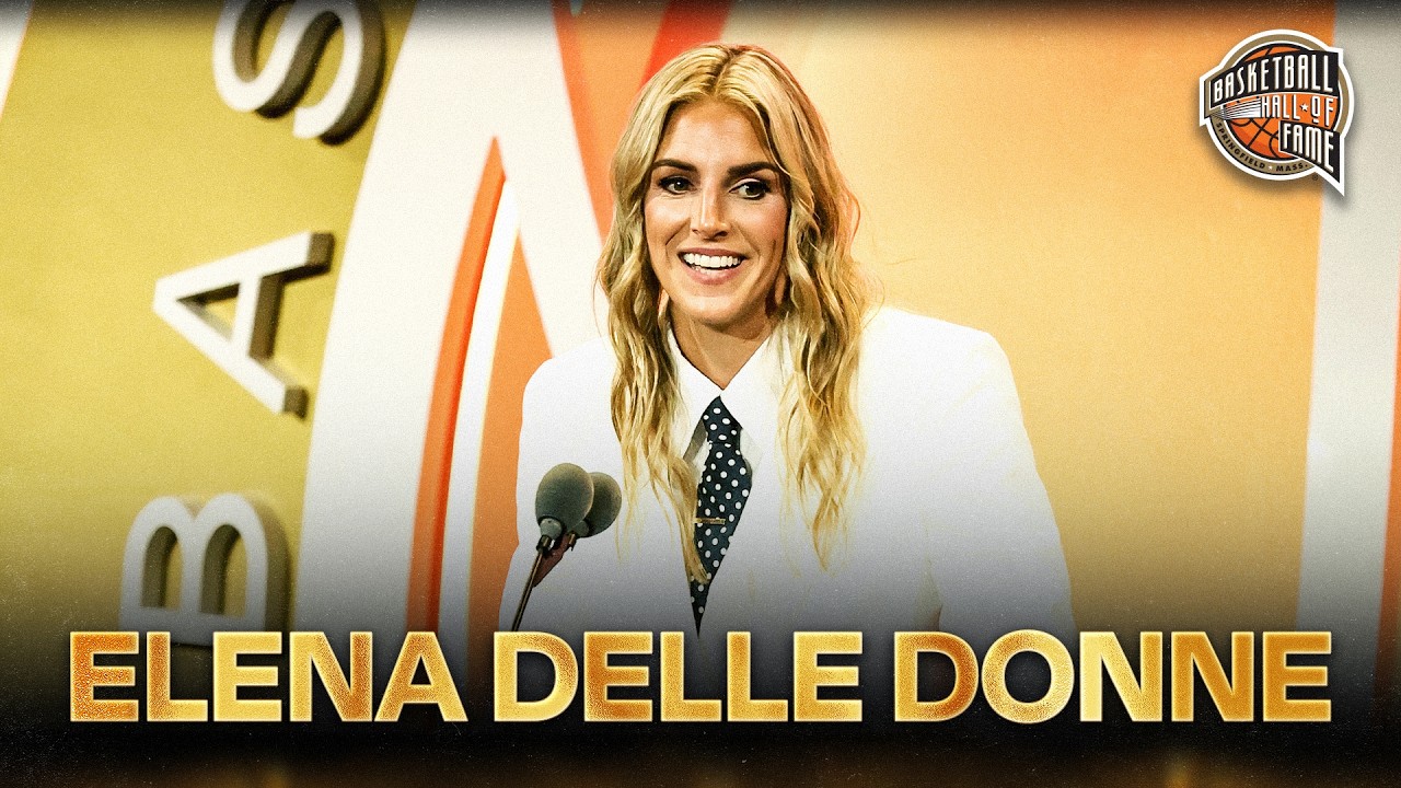Elena Delle Donne's Basketball Hall of Fame Enshrinement Speech