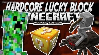Minecraft PE: Mod Showcase 0.15.4 - HARDCORE LUCKY BLOCK MOD (Pocket Edition) screenshot 1