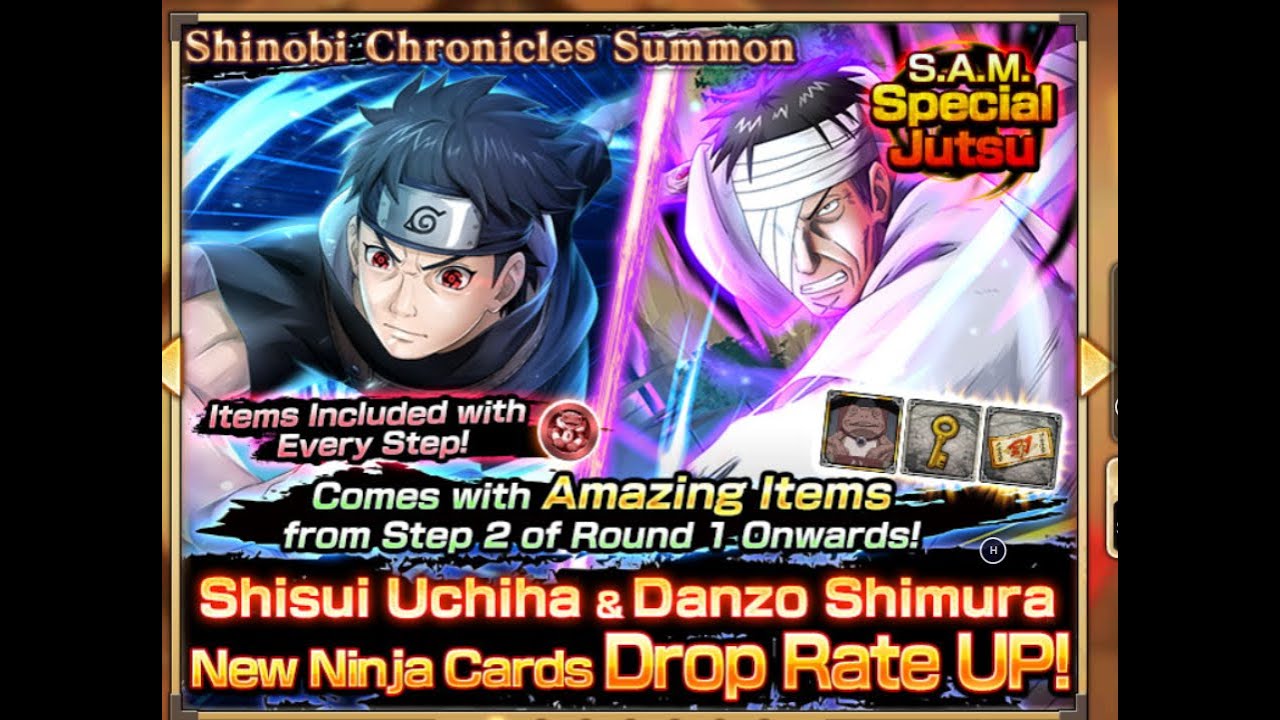Nxb Nv Summon 500 shinobites summon Shisui & Danzo Rekit