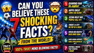 🤯 Did You Know? A Football Match Once Started a War! ⚽⚔️ | 7 Shocking Facts | @FactZone English