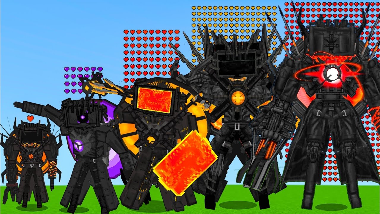 Skibidi Toilet Addon by GOJIDRAW in Minecraft PE 