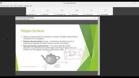 POLYGON SURFACE, POLYGON TABLES, PLANE EQUATIONS & POLYGON MESHES | 3D Transformations