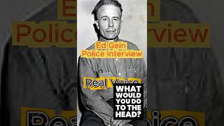 ED GEIN'S REAL VOICE #edgein #truecrime #horror short #fyp #realcrime #edgeininterview