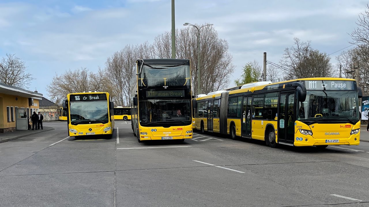 BVG Berlin Linie X11 Mitfahrt von S Schöneweide bis U Johannisthaler Chaussee