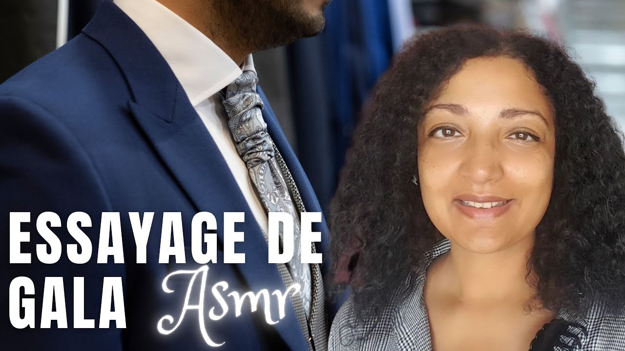 ASMR Cérémonie de Gala 🤵 Essayage de costumes 🧷 Bruits de tissu 😊 Frissons intenses ✨