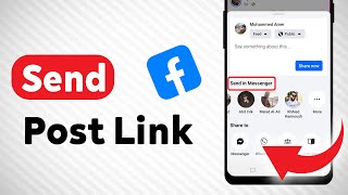 How to Send Post Link on Facebook (Updated)