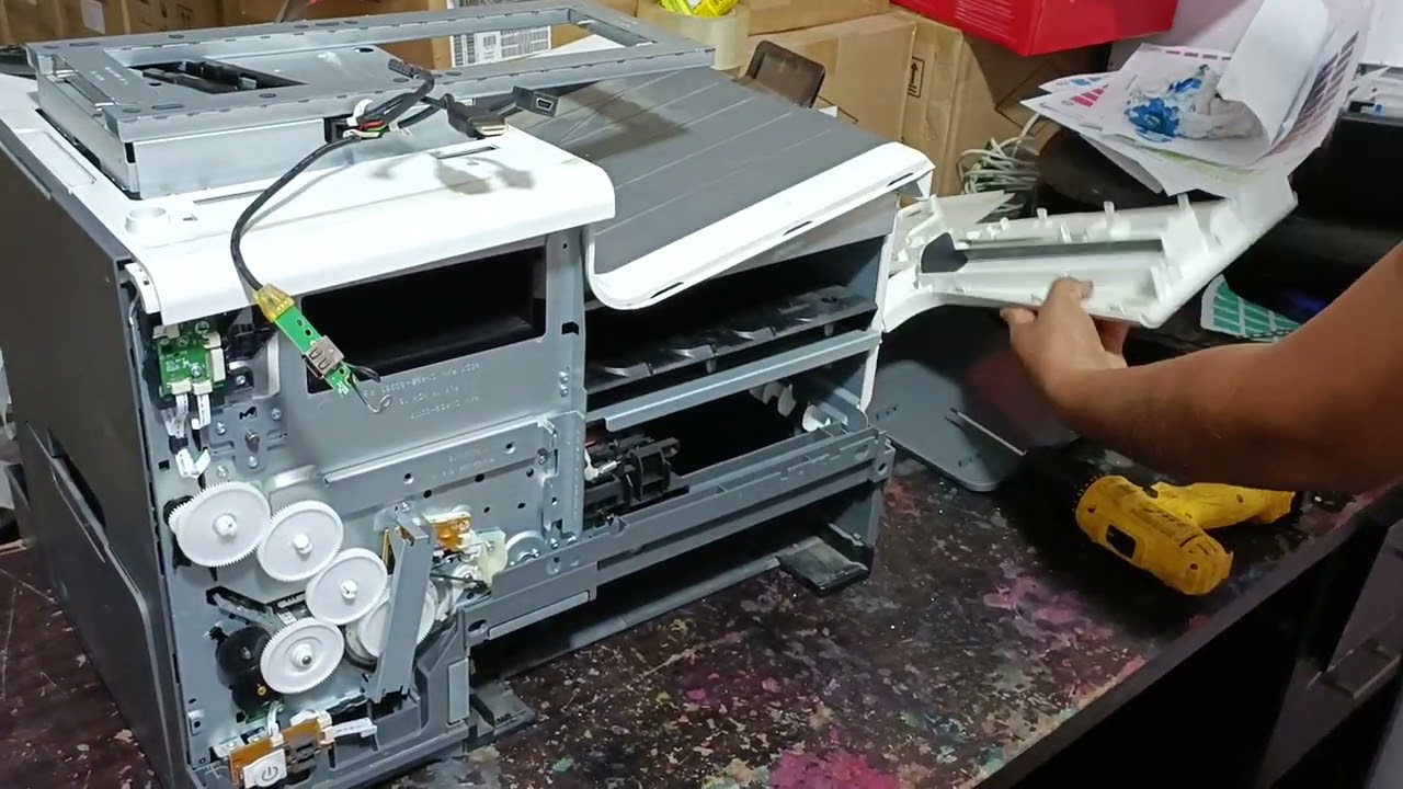 DESARMAR PASO A PASO PAGE WIDE PRO ENTERPRISE 58650 586 Y SIMILARES