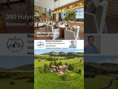390 Hayrake Lane, Bozeman, MT home video tour