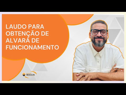 Laudo para obtenção de alvará de funcionamento