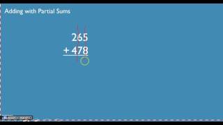 Adding with Partial Sums
