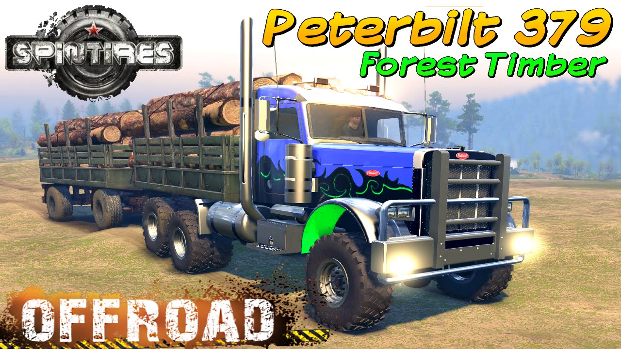 SPIN TIRES mod Peterbilt 379 Forest Truck