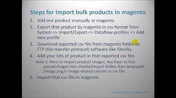 Complete Steps to Import Bulk Products in Magento