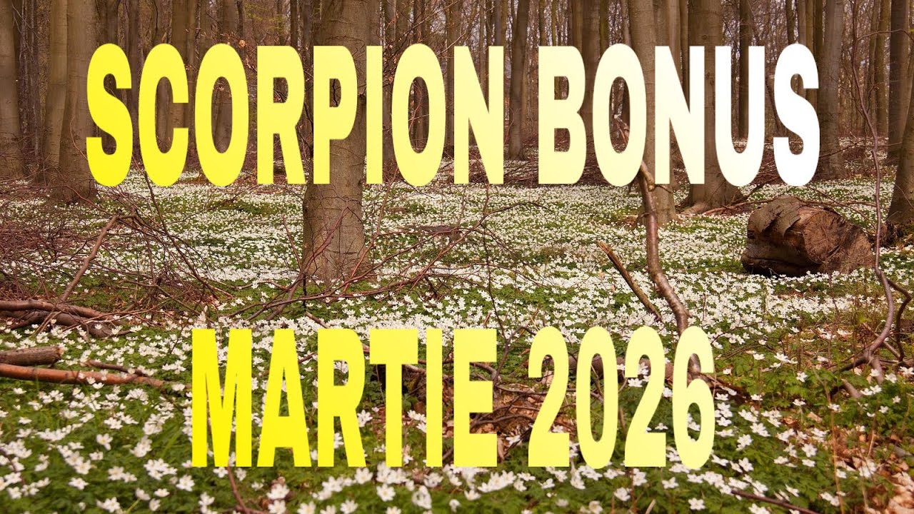 SCORPION♏BONUS MARTIE2026 ATÂT DE DEȘTEPT EȘTI CĂ TRECI PUNTEA ȘI IȚI AGĂȚI POTCOAVA LA UȘĂ🍀🌞✨💫🌿