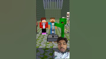 Steve And Mikey & JJ Running Away From Lever Trap!