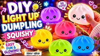 I Tried to Make the World’s First Light Up Dumpling Squishy! DIY Dumpling Squishy Tutorial* Easy