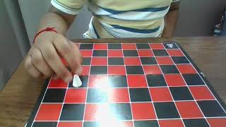 Playing snake and ladders but on a chess board