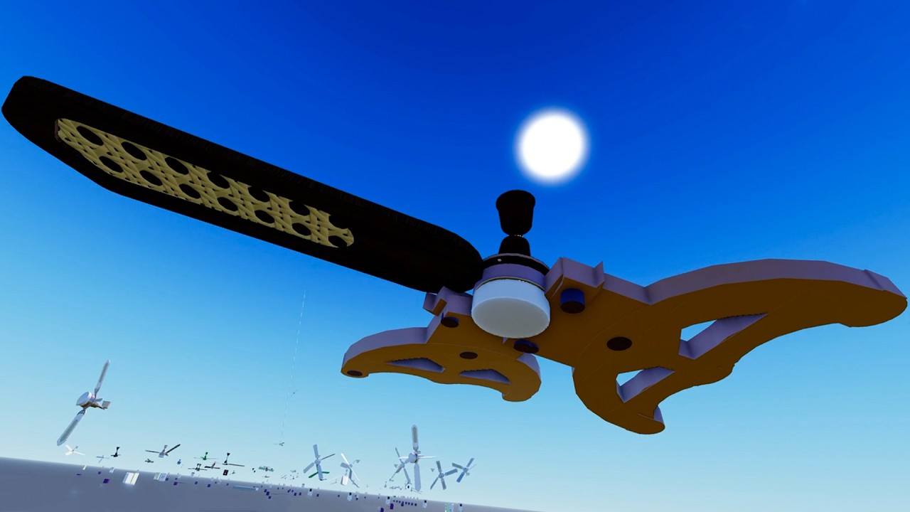 O VENTILADOR DE TETO MAIS LOUCO QUE JÁ VI NO ROBLOX! 😱🌀  THE MOST CRAZIEST CEILING FAN U EVER SAW