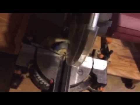 Combination table saw, sliding compound miter saw, grinder super bench on wheels