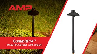 AMP® SummitPro™ Path & Area Light (Brass Black)