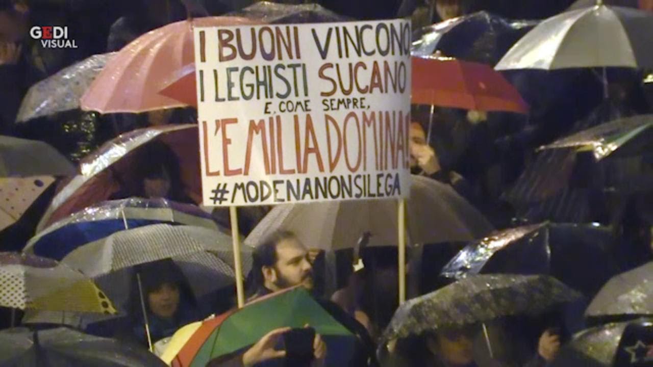 Sardine a Modena: videoracconto di una piazza che... Non si Lega
