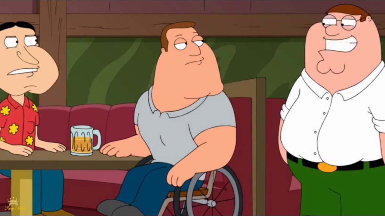 Family Guy Joe's Pants Fall Off YouTube