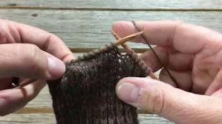 Basic Sock Tutorial Part 2  The Heel Flap and Turn