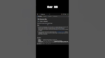 LeetCode 190 | Reverse Bits #javaprogramming #100daysofcodingchallenge