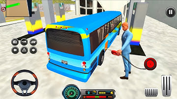 Best Bus Games 2025 - Real Uphill Coach Bus Offroad Driving Video Game - Android GamePlay
