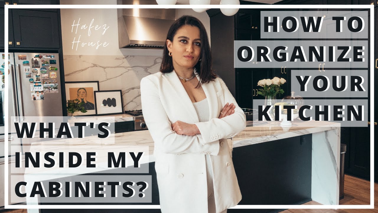 KITCHEN CABINET TOUR | KITCHEN ORGANIZATION IDEAS - YouTube