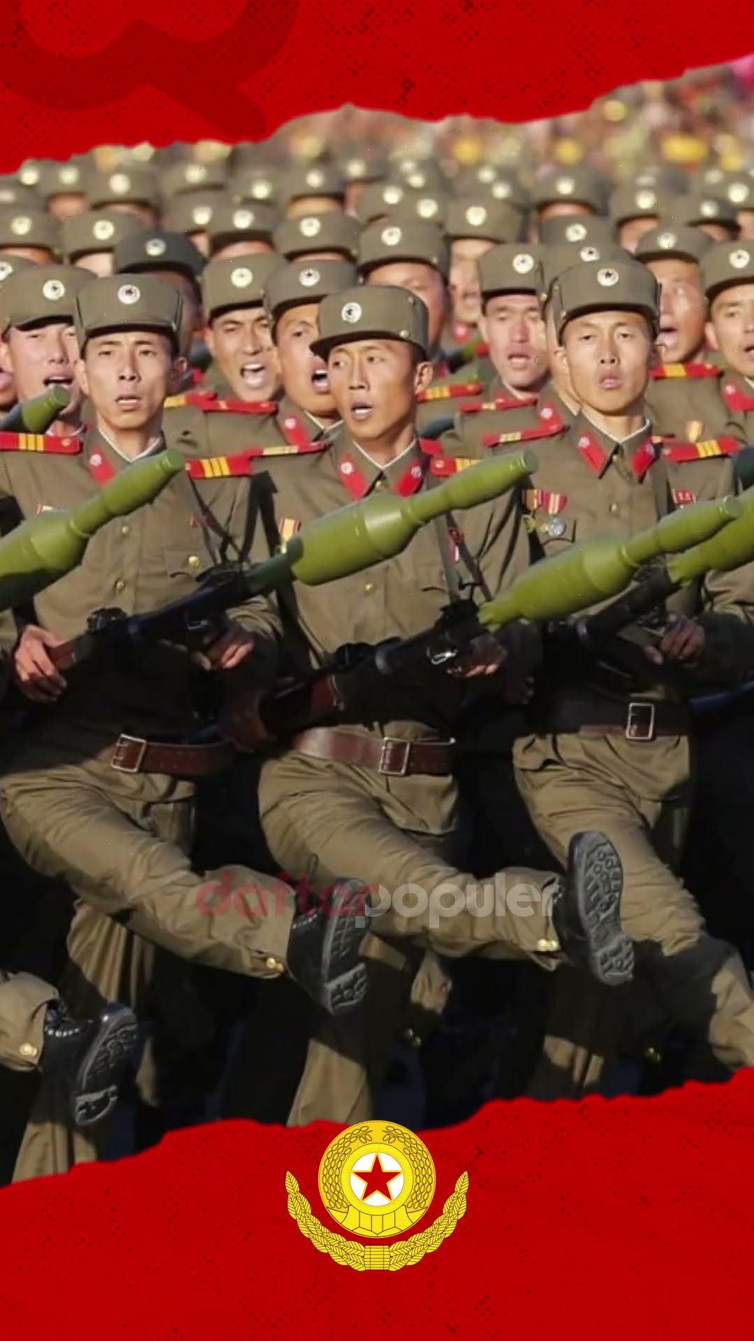 Kim Jong Un Doyan Uji Coba Senjata Mematikan! Seberapa Kuat Angkatan Darat Korea Utara? #shorts