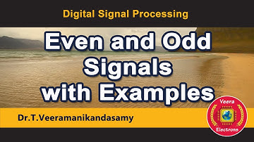 Even and Odd Signals with Examples (Solved Problems)