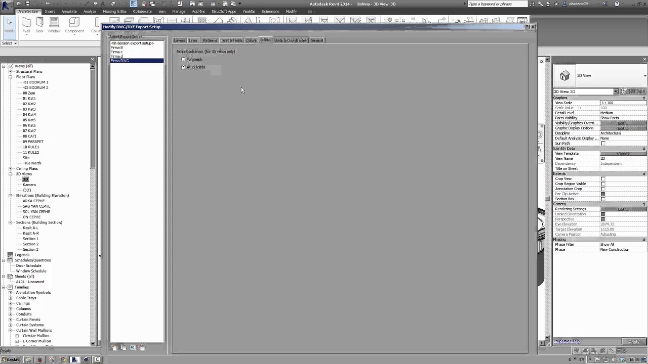 Revit DWG İhraç ve Ayarları (DWG Export and Settings) - YouTube