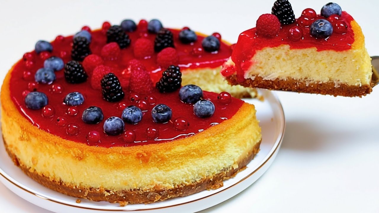 CHEESECAKE ai Frutti di Bosco Fatta in casa come in Pasticceria