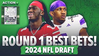 How To Bet HISTORIC NFL Draft First Round! 2024 NFL Draft Best Bets | The Action Network Podcast