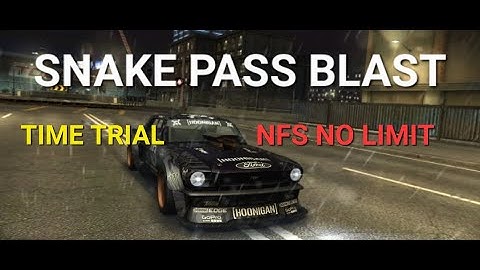 Need For Speed 9 - No Limits, Snake Pass Blast Time Trial