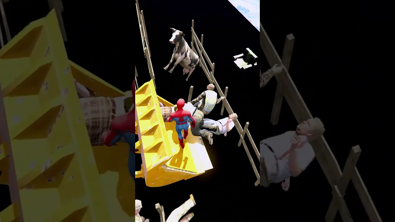 GTA 5 Spiderman Ragdolls 2025 