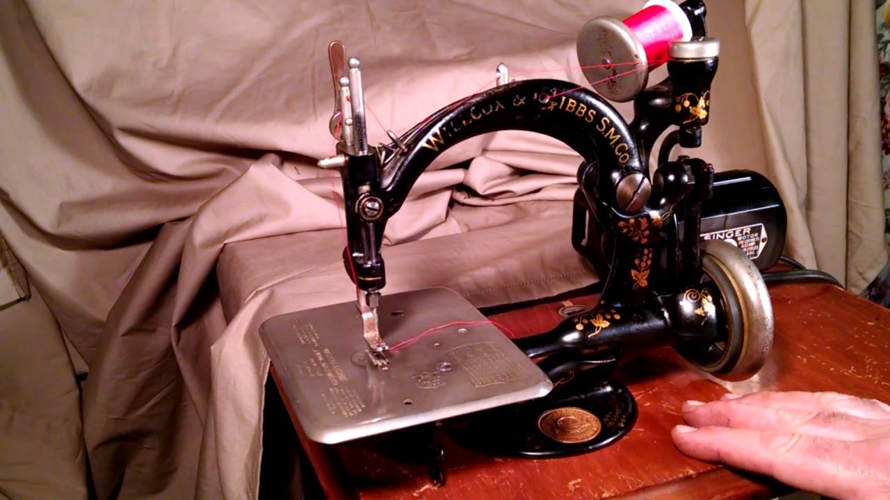 E COX ✖️JAM  MADE Serviced Antique Willcox & Gibbs W&G Treadle Hand Crank Electric