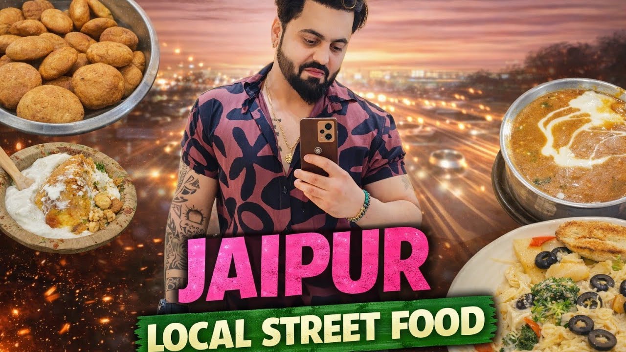 Jaipur local street food and delhi wapas ki taiyari 