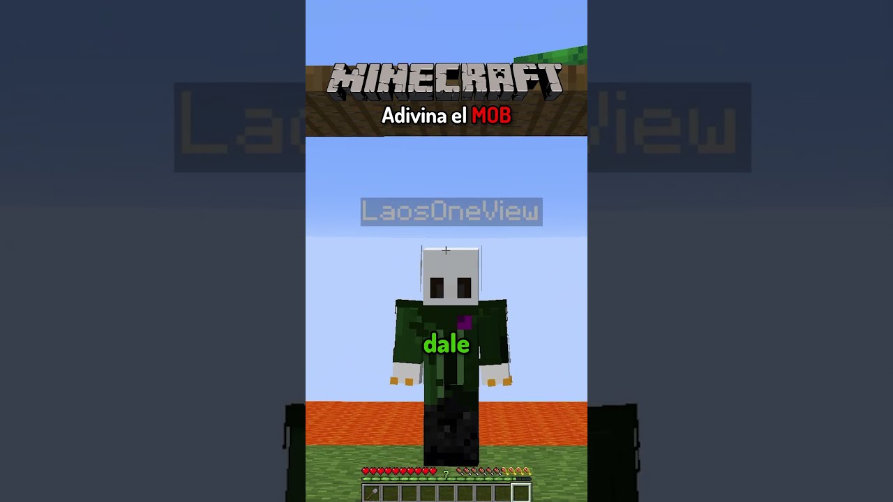 no se escuchaba el mob #shorts #minecraft