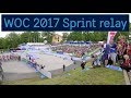 WOC 2017 Sprint relay