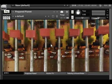 Sound Dust Prepared Pianet for Kontakt5 talkthrough